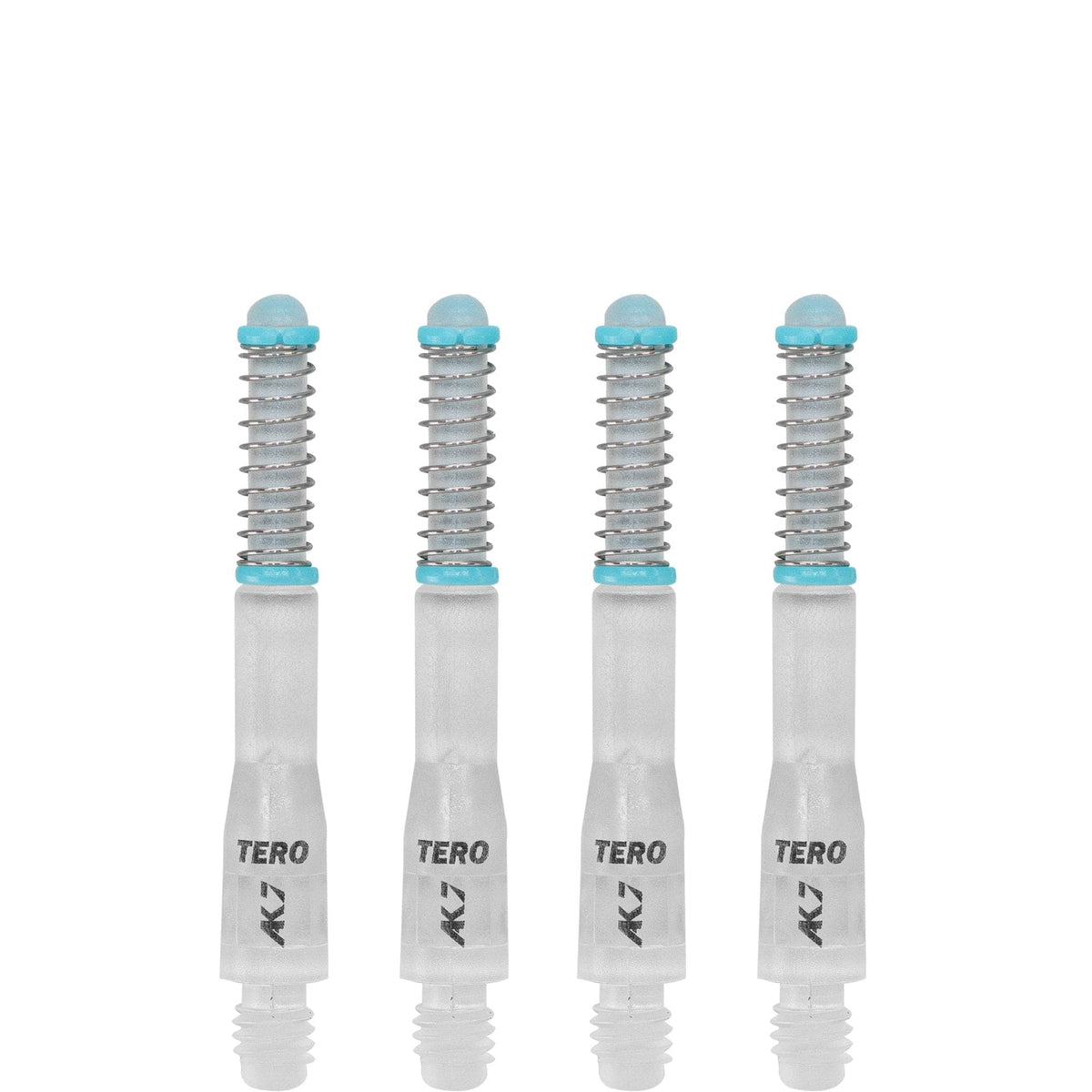 Cuesoul - Dart Shafts - Tero Flight System - AK7 - Standard - Set of 4 - Ice Clear Cuesoul 37mm