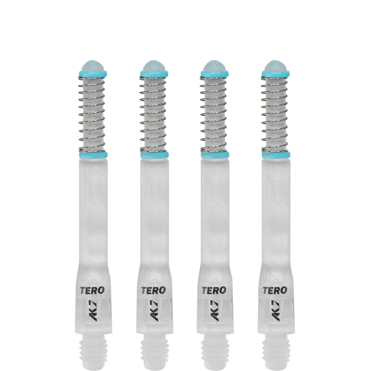 Cuesoul - Dart Shafts - Tero Flight System - AK7 - Standard - Set of 4 - Ice Clear Cuesoul 43.5mm
