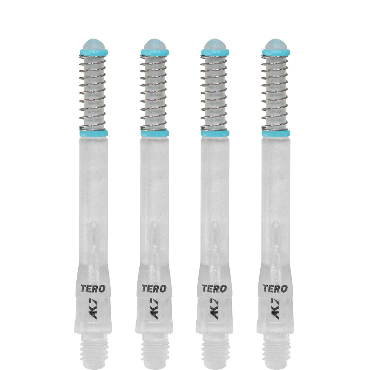 Cuesoul - Dart Shafts - Tero Flight System - AK7 - Standard - Set of 4 - Ice Clear Cuesoul 47mm