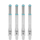 Cuesoul - Dart Shafts - Tero Flight System - AK7 - Standard - Set of 4 - Ice Clear Cuesoul 47mm