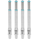 Cuesoul - Dart Shafts - Tero Flight System - AK7 - Standard - Set of 4 - Ice Clear Cuesoul 53mm
