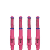 *Cuesoul - Dart Shafts - Tero Flight System - AK7 - Standard - Set of 4 - Pink Cuesoul 34mm