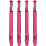 *Cuesoul - Dart Shafts - Tero Flight System - AK7 - Standard - Set of 4 - Pink Cuesoul 53mm