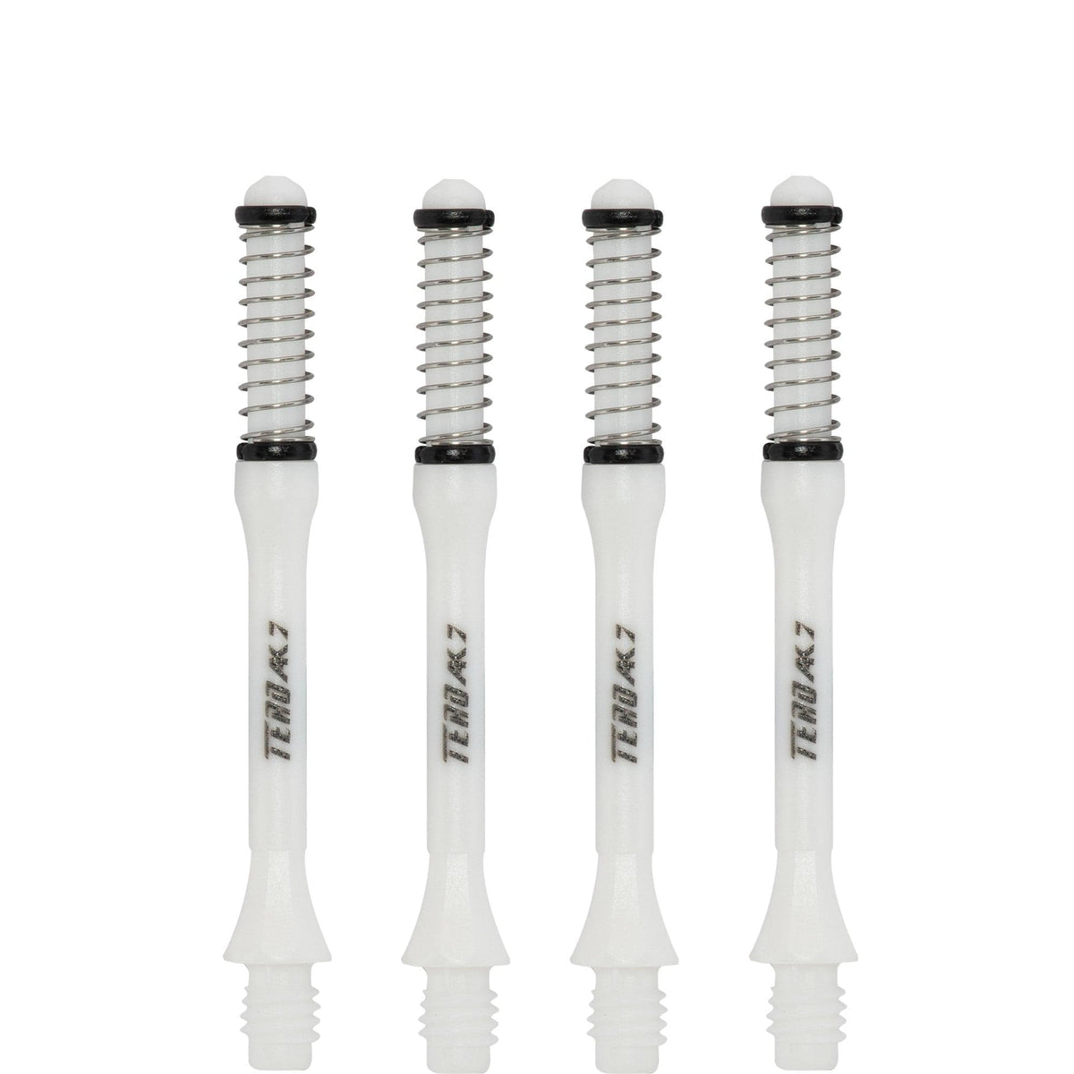 Cuesoul - Dart Shafts - Tero Flight System - AK7 - Slim - Set of 4 - White Cuesoul 43.5mm
