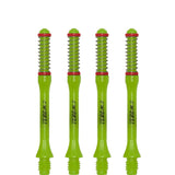 Cuesoul - Dart Shafts - Tero Flight System - AK7 - Slim - Set of 4 - Green Cuesoul 43.5mm
