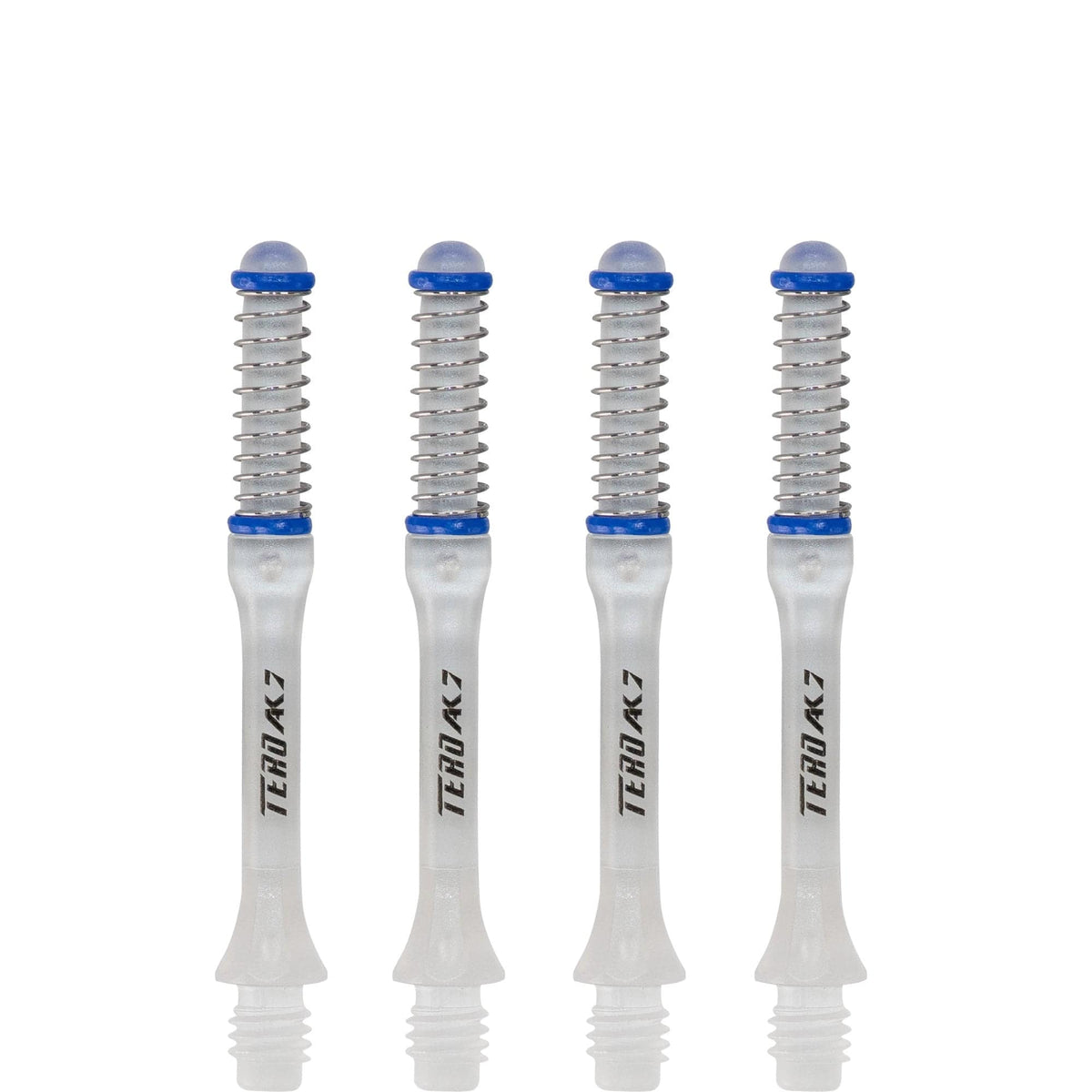 Cuesoul - Dart Shafts - Tero Flight System - AK7 - Slim - Set of 4 - Ice Clear Cuesoul 40mm