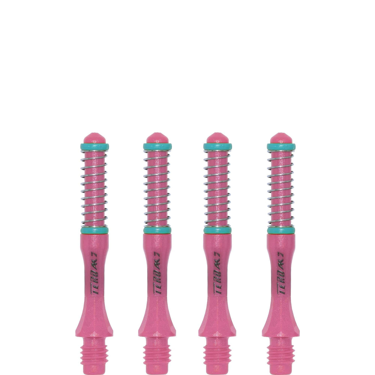 *Cuesoul - Dart Shafts - Tero Flight System - AK7 - Slim - Set of 4 - Pink Cuesoul 32mm