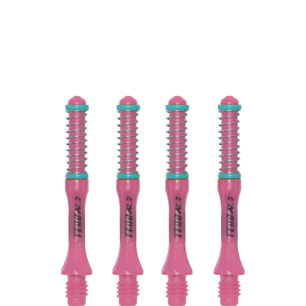 *Cuesoul - Dart Shafts - Tero Flight System - AK7 - Slim - Set of 4 - Pink Cuesoul 34mm