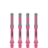 *Cuesoul - Dart Shafts - Tero Flight System - AK7 - Slim - Set of 4 - Pink Cuesoul 37mm