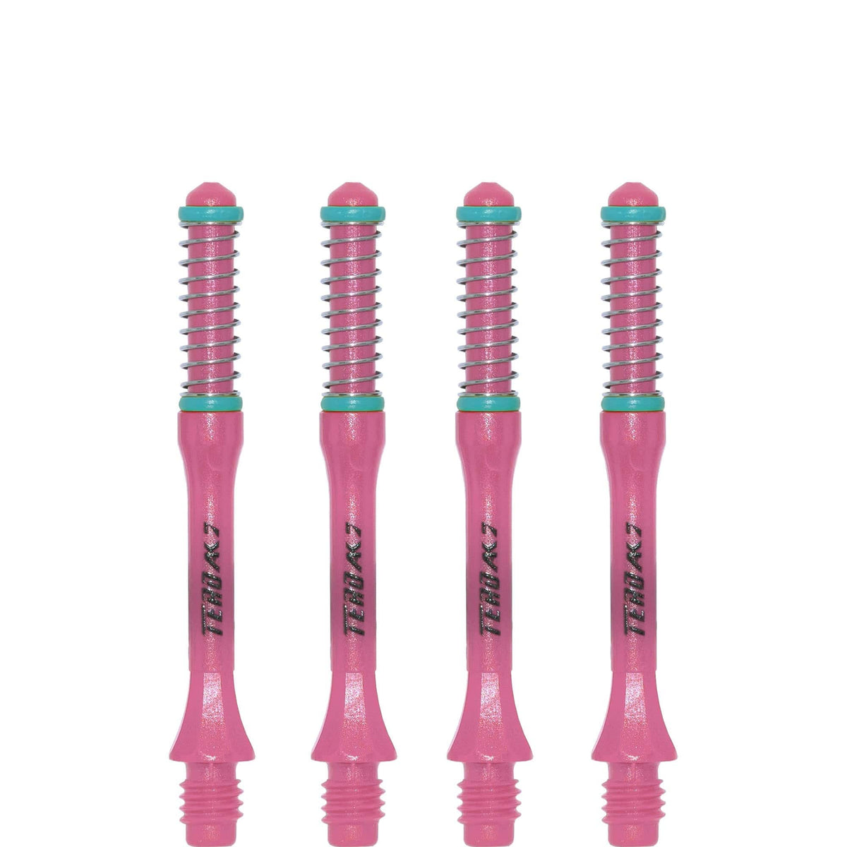 *Cuesoul - Dart Shafts - Tero Flight System - AK7 - Slim - Set of 4 - Pink Cuesoul 40mm