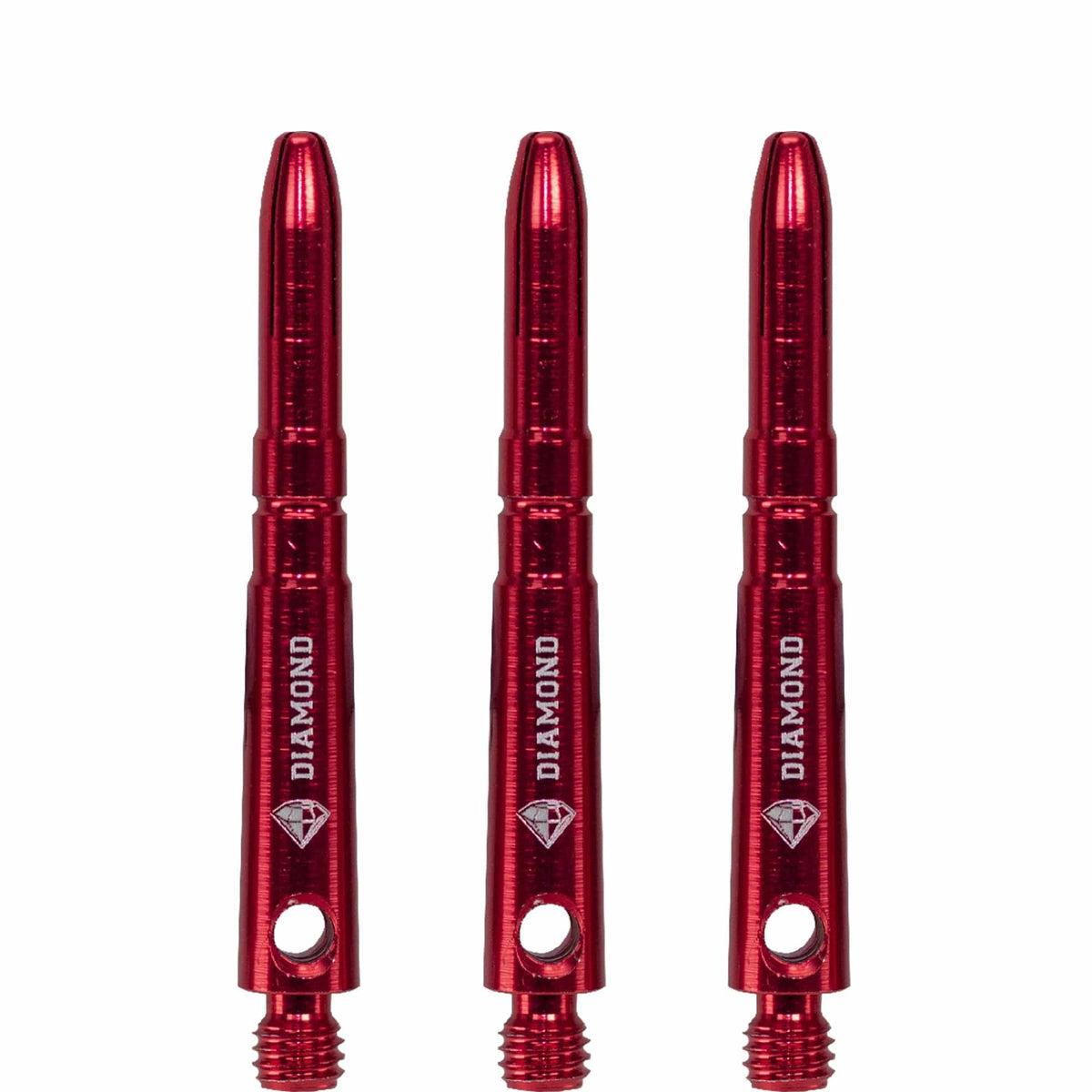 Cuesoul - Aluminium Dart Shafts - Diamond - Value Pack - 4 sets - Red Tweenie