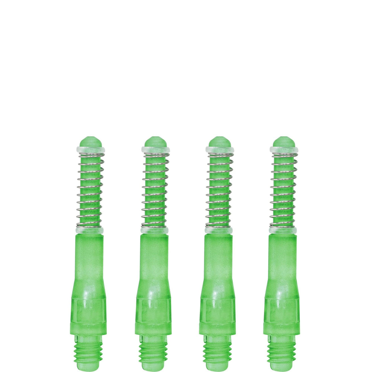 *Cuesoul - Dart Shafts - Tero Flight System - AK7 - Gradient - Standard - Set of 4 - Lime Green Cuesoul 32mm