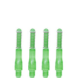 *Cuesoul - Dart Shafts - Tero Flight System - AK7 - Gradient - Standard - Set of 4 - Lime Green Cuesoul 32mm