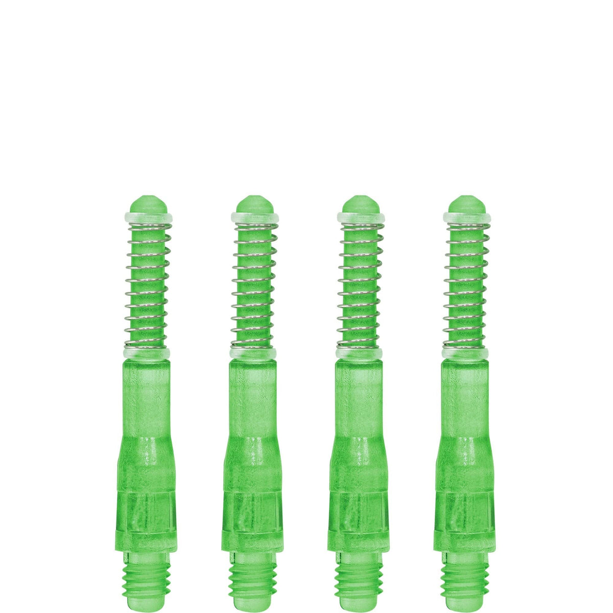 *Cuesoul - Dart Shafts - Tero Flight System - AK7 - Gradient - Standard - Set of 4 - Lime Green Cuesoul 34mm