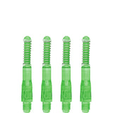 *Cuesoul - Dart Shafts - Tero Flight System - AK7 - Gradient - Standard - Set of 4 - Lime Green Cuesoul 34mm