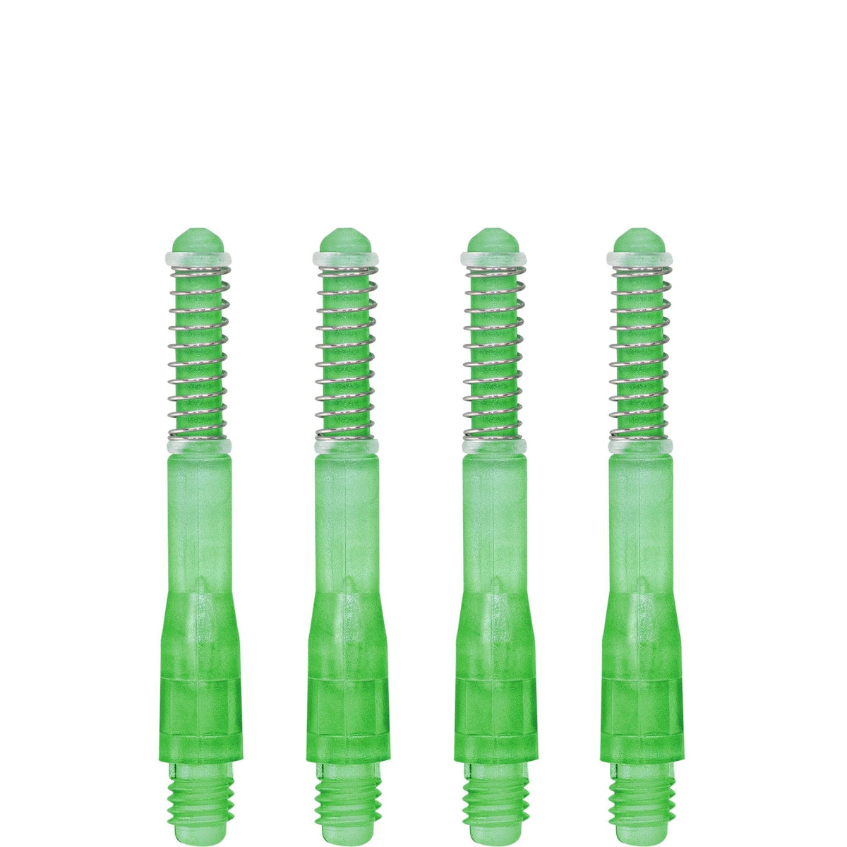 *Cuesoul - Dart Shafts - Tero Flight System - AK7 - Gradient - Standard - Set of 4 - Lime Green Cuesoul 37mm