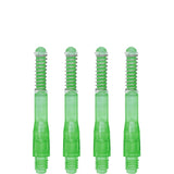 *Cuesoul - Dart Shafts - Tero Flight System - AK7 - Gradient - Standard - Set of 4 - Lime Green Cuesoul 37mm