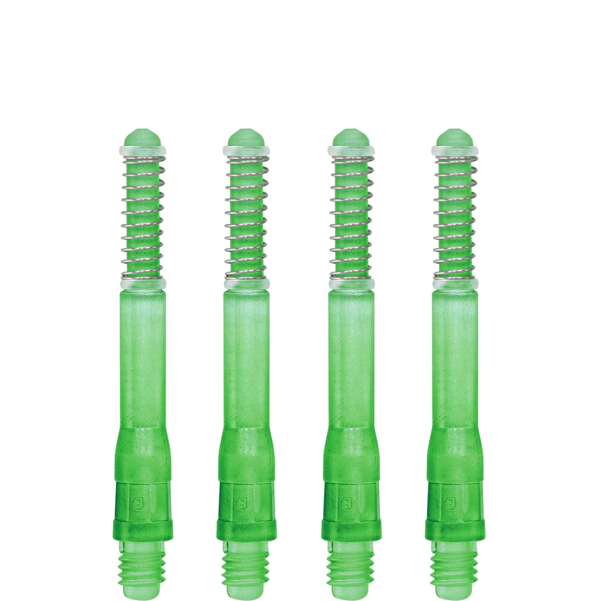*Cuesoul - Dart Shafts - Tero Flight System - AK7 - Gradient - Standard - Set of 4 - Lime Green Cuesoul 40mm
