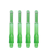 *Cuesoul - Dart Shafts - Tero Flight System - AK7 - Gradient - Standard - Set of 4 - Lime Green Cuesoul 40mm