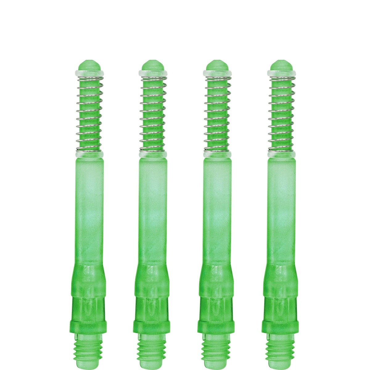 *Cuesoul - Dart Shafts - Tero Flight System - AK7 - Gradient - Standard - Set of 4 - Lime Green Cuesoul 43.5mm