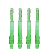*Cuesoul - Dart Shafts - Tero Flight System - AK7 - Gradient - Standard - Set of 4 - Lime Green Cuesoul 43.5mm