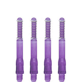 *Cuesoul - Dart Shafts - Tero Flight System - AK7 - Gradient - Standard - Set of 4 - Purple Cuesoul 40mm