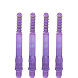 *Cuesoul - Dart Shafts - Tero Flight System - AK7 - Gradient - Standard - Set of 4 - Purple Cuesoul 43.5mm