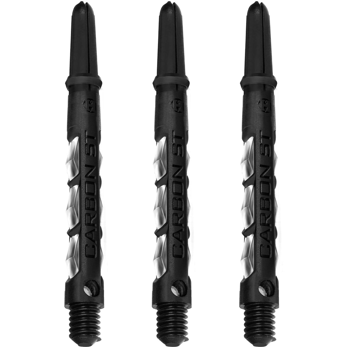 Harrows Carbon ST Shafts - Dart Stems - Black & Clear Medium