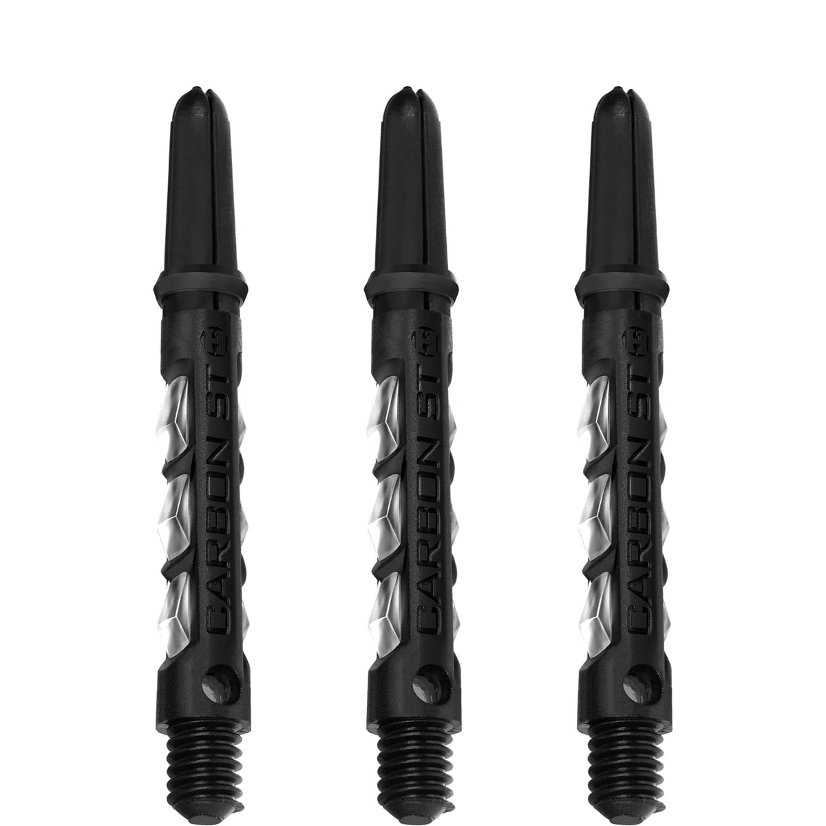 Harrows Carbon ST Shafts - Dart Stems - Black & Clear Tweenie