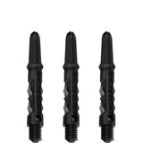Harrows Carbon ST Shafts - Dart Stems - Black & Smokey Short