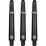 Shot Koi Carbon Dart Shafts - with Springs - Plain Black Medium