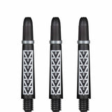 Shot Koi Carbon Dart Shafts - with Springs - Pakati White Tweenie