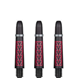 Shot Koi Carbon Dart Shafts - with Springs - Pakati Red