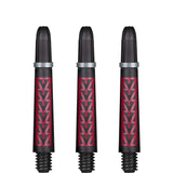 Shot Koi Carbon Dart Shafts - with Springs - Pakati Red