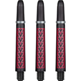 Shot Koi Carbon Dart Shafts - with Springs - Pakati Red
