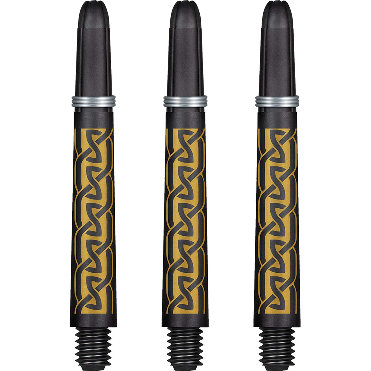 Shot Koi Carbon Dart Shafts - with Springs - Pakati Gold Medium