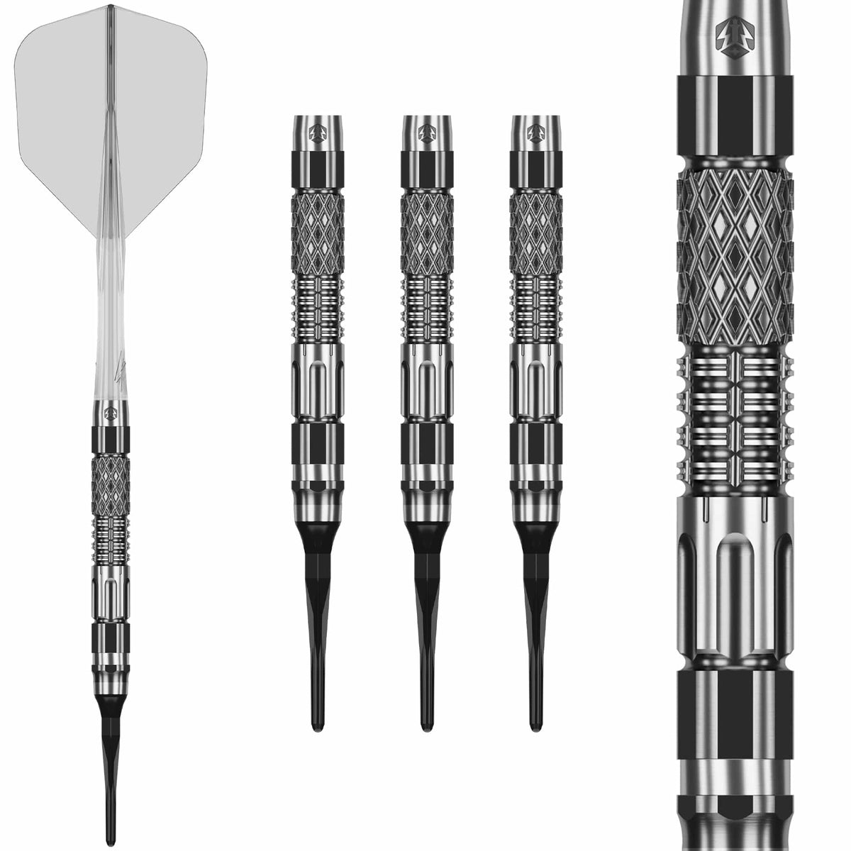 Caliburn Players Darts - Soft Tip - 90% Tungsten - XT 20g