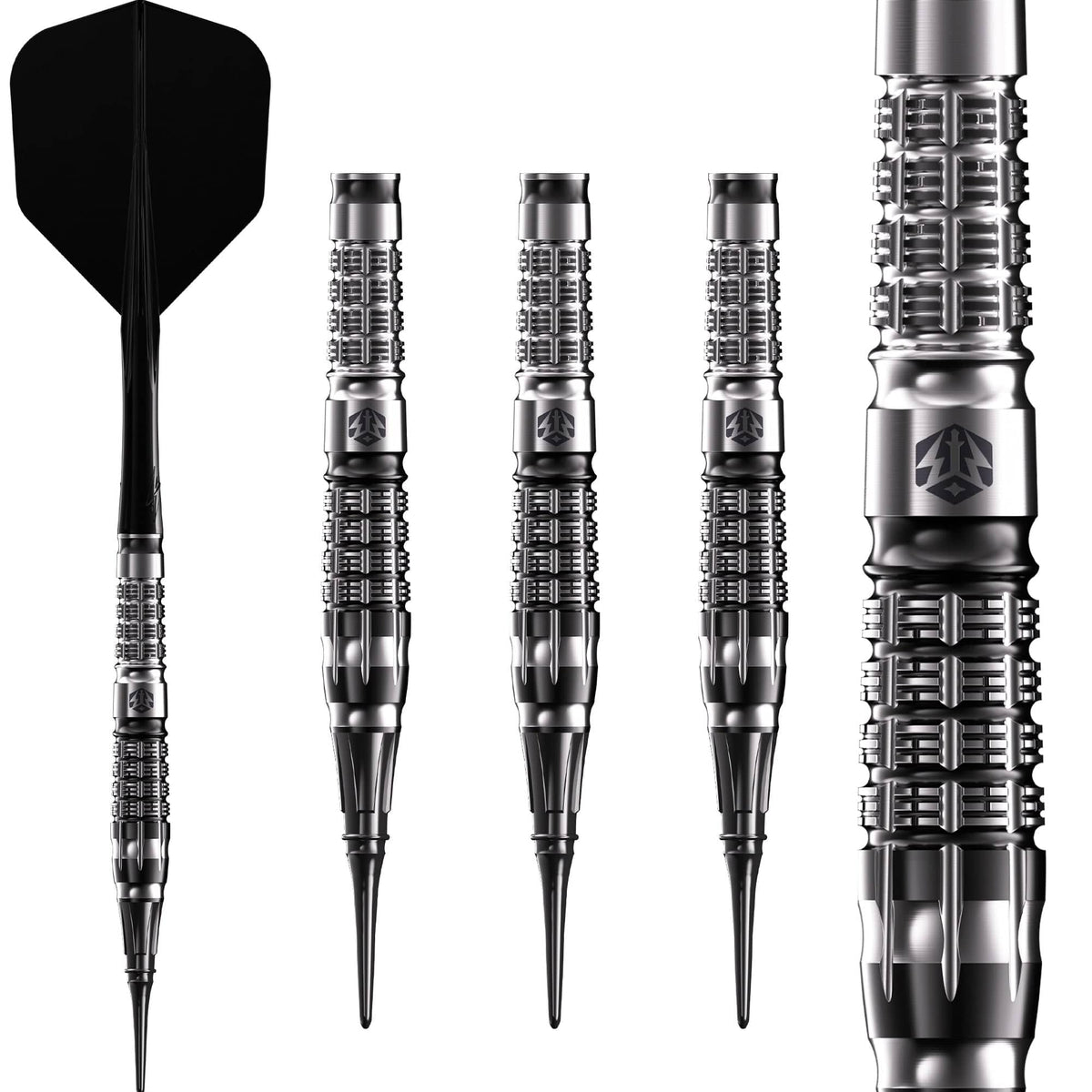 Caliburn Sword Darts - Soft Tip - 95% Tungsten - S5 - 20g