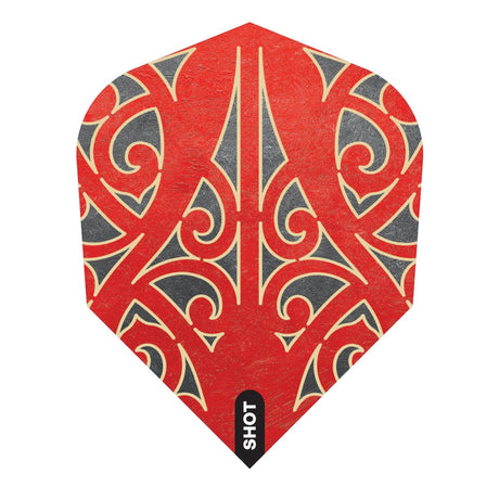 Shot Warrior Dart Flights - 100 Micron - Standard No6 - Taiaha