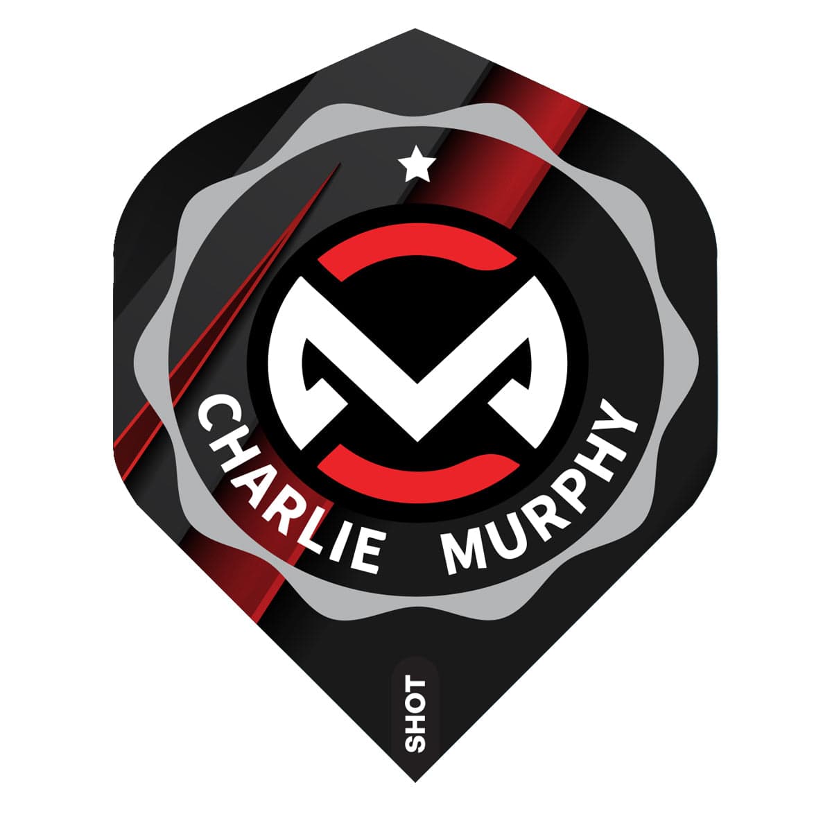 Shot Pro Series Dart Flights - 100 Micron - Standard No2 - Charlie Murphy