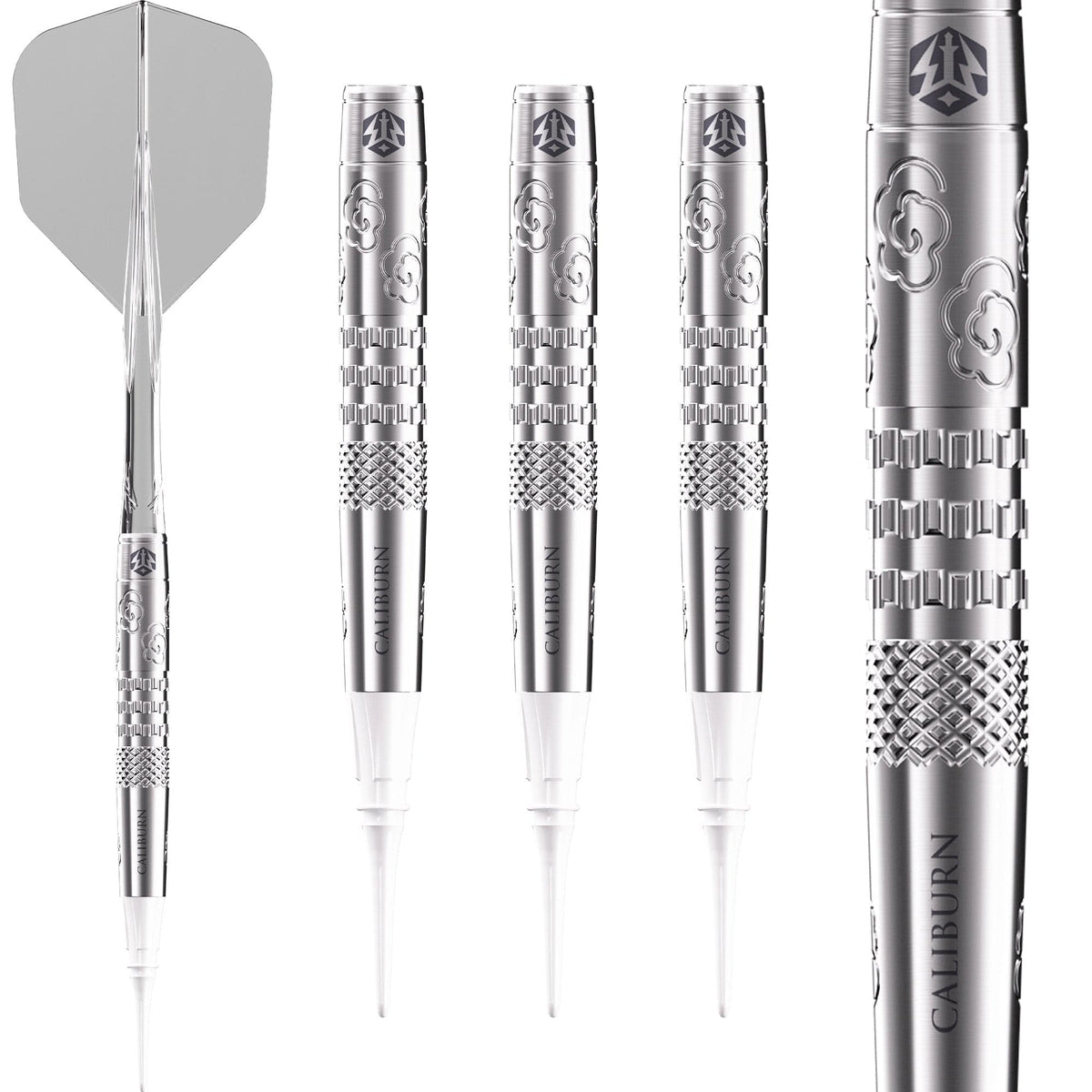 Caliburn Player Darts - Soft Tip - 95% Tungsten - Sky - 20g