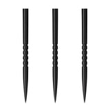 Shot Grip Dart Points - Steel Tip - 5 Ring - Black