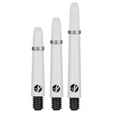 Shot Koi Carbon Dart Shafts - with Springs - White