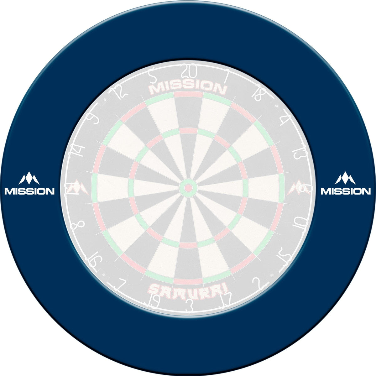 Mission Dartboard Surround - Pro - Heavy Duty - with Logo Blue