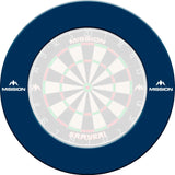Mission Dartboard Surround - Pro - Heavy Duty - with Logo Blue