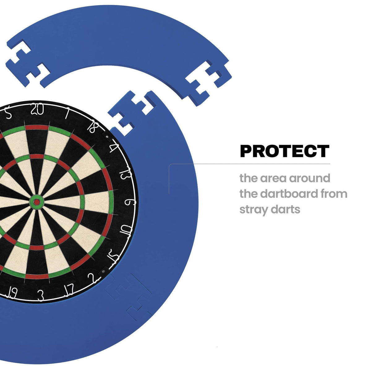 Designa Dartboard Surround - Jigsaw - Lightweight - Plain