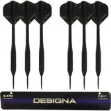 Dartboard Set: Mission Axis Dartboard + Black Jigsaw Surround + Throwline + 6 Darts