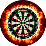 Designa Dartboard Surround - Design Collection - Heavy Duty - Fire