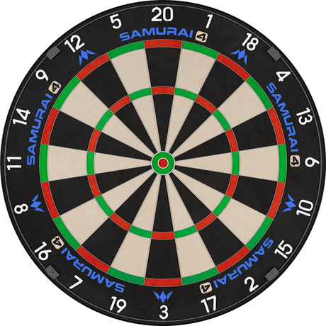 Mission Samurai 4 Dartboard - Professional - Knife Wire - White Spider