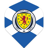 Scotland Football Dart Flights - Official Licensed - 100 Micron - No2 - Std - F4 - St Andrew - Blue